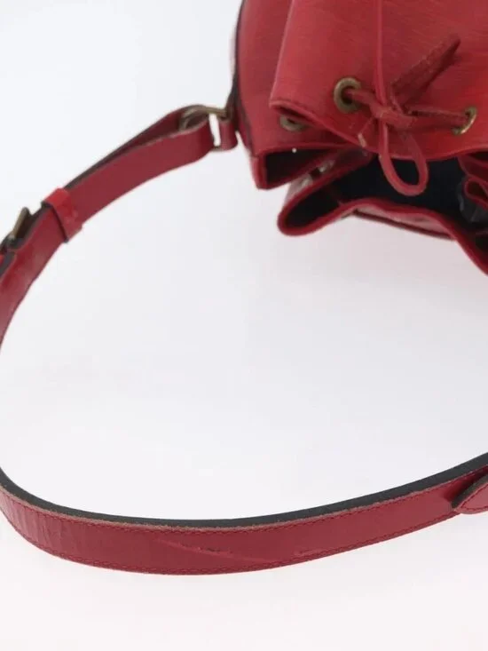 LOUIS VUITTON Epi Petit Noe Shoulder Bag Red M44107 LV Auth BA10912 - Picture 8 of 16